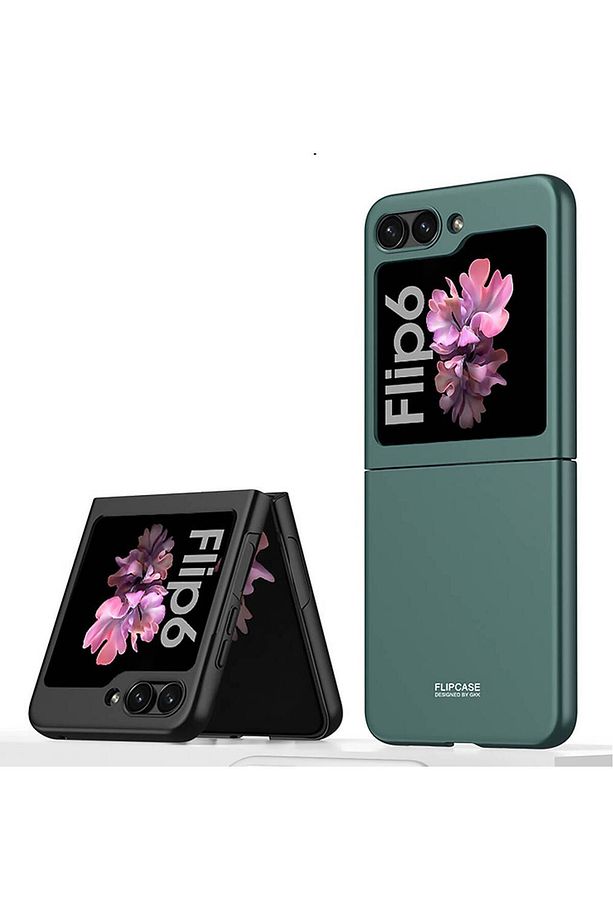 Samsung Galaxy Z Flip 6 Kılıf Ultra İnce Renkli Sert Kıpta Kapak Mat Parmak izi Yapmaz Katlanabilir - 3