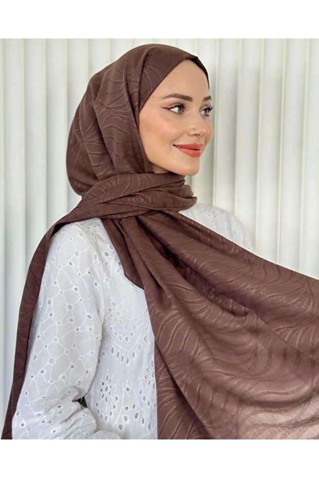 Şal bambu jakar desen - 1