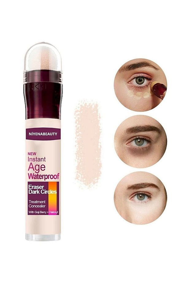 Süngerli Göz Altı Kapatıcı Fondöten Açık Ton 6 Ml - 1
