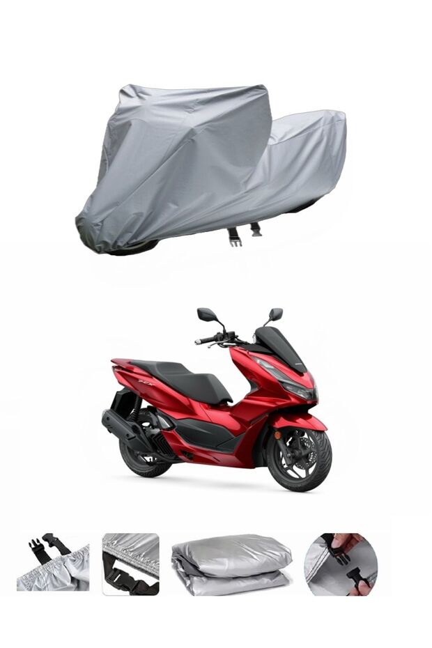 Honda Pcx 125 Motorcycle Tarpaulin, Cover (REAR BAG NOT COMPATIBLE)