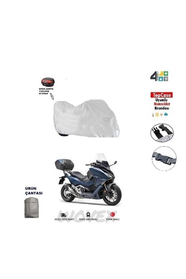 Honda Forza 250 Motorcycle Tarpaulin Rear Bag Compatible Tarpaulin, Cover