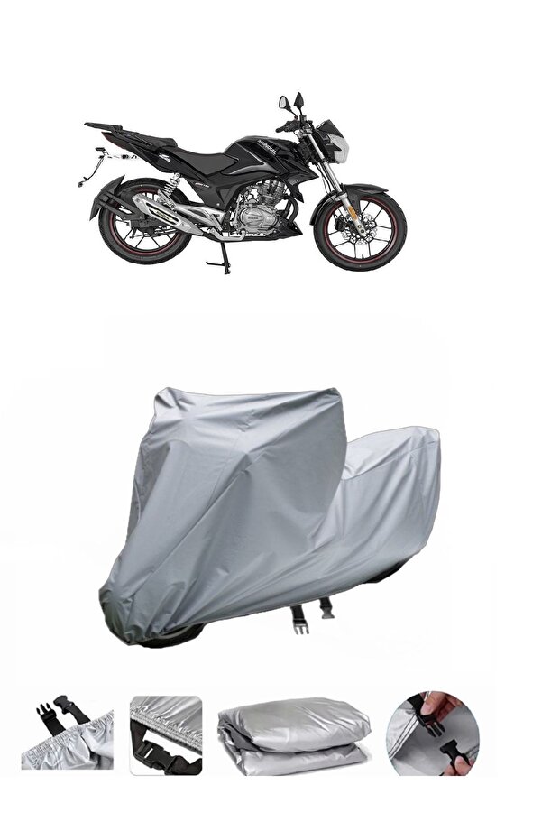 Mondial 150 Z-one I Motorcycle Cover is Not Compatible with Rear Bag