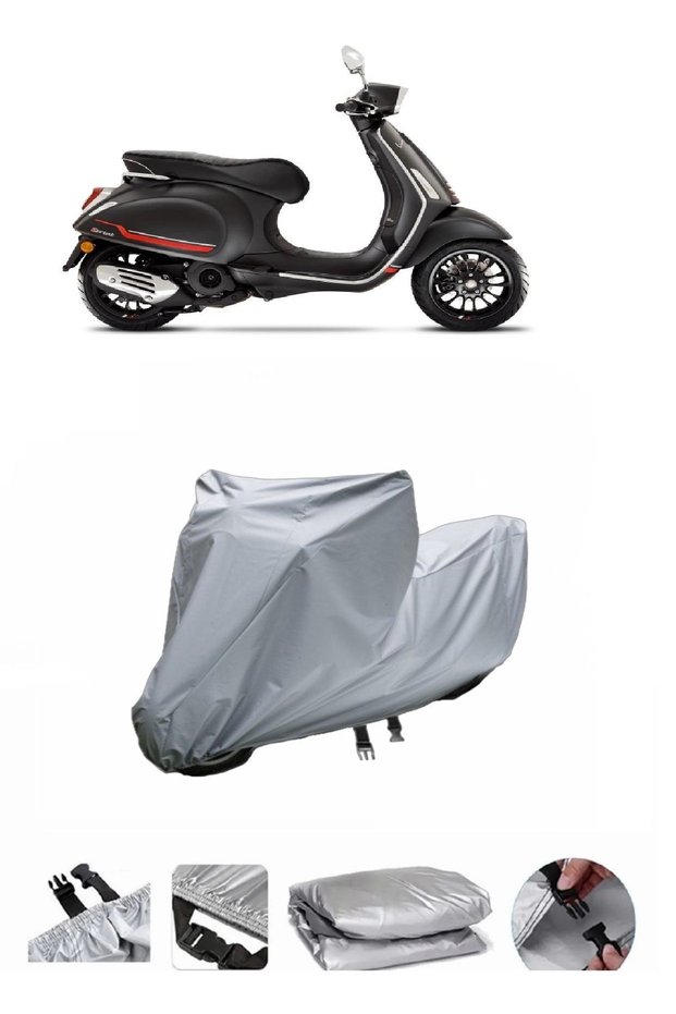 This Vespa Sprint 125 motorcycle cover is not compatible with the rear Bag .