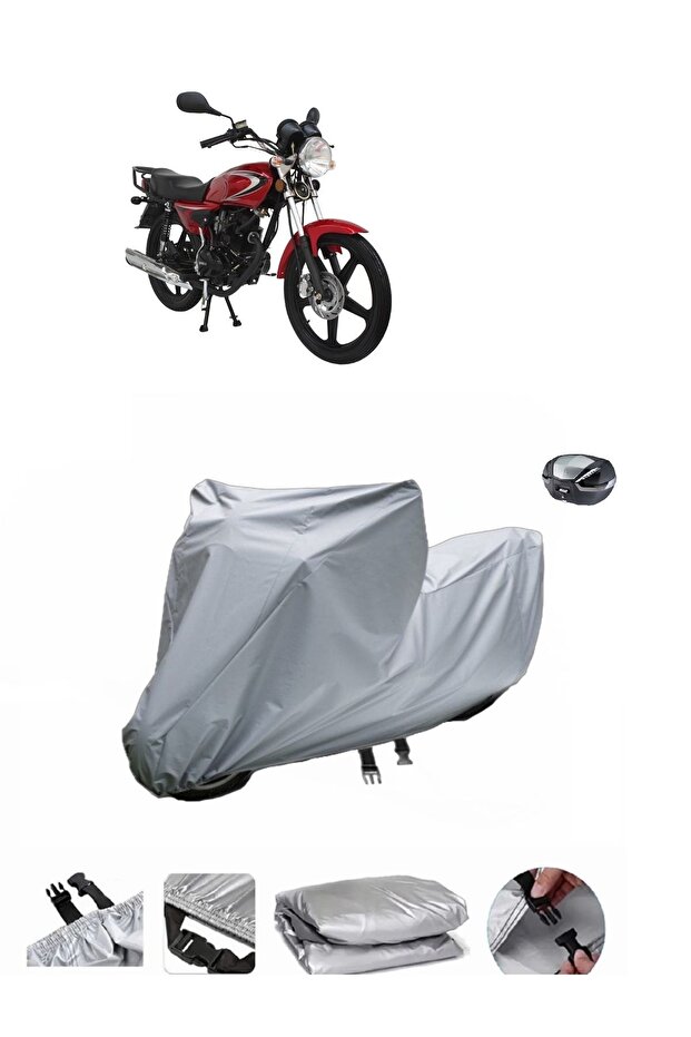 Mondial 150 Mg King Motorcycle Cover, Compatible with Rear Bag