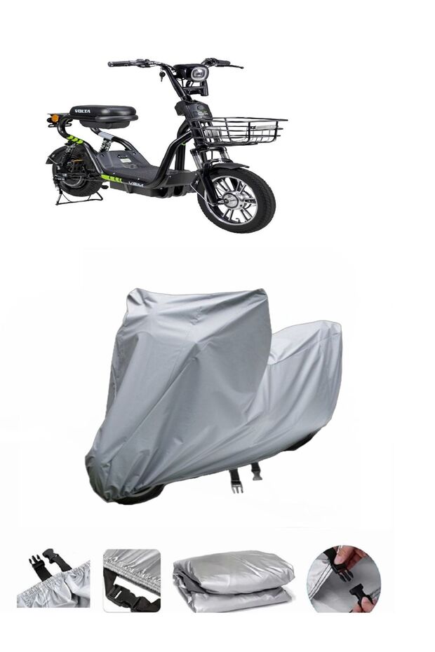 Volta Vsm Compatible Motorcycle Tarpaulin Rear Bag Not Compatible
