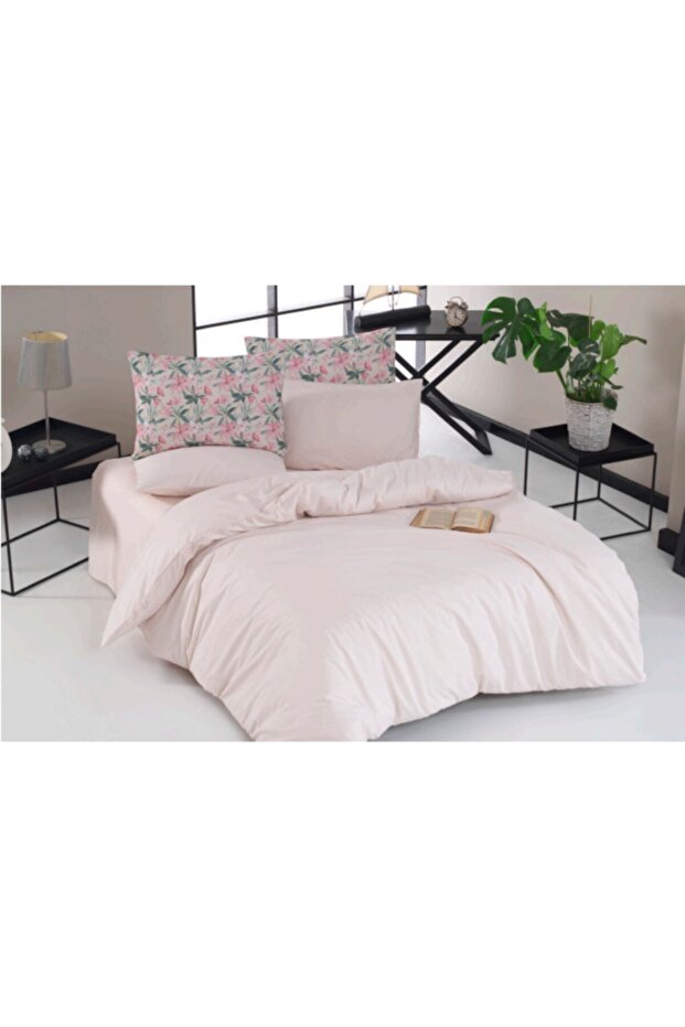 Paradise Plain Single Duvet Cover Set 100% Cotton Duvet Cover Set (2 Pillowcases)