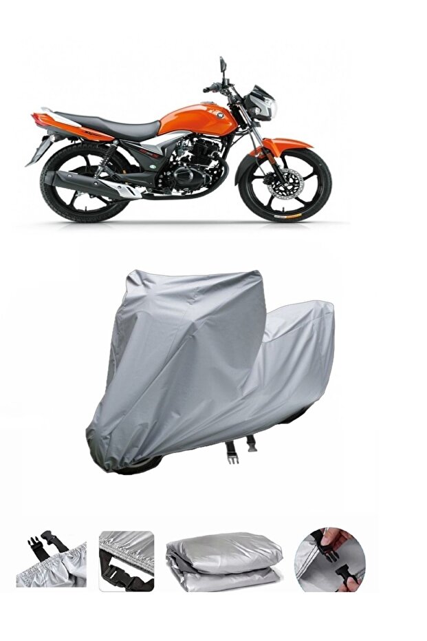 The Haojue DA135 S motorcycle cover is not compatible with the rear Bag .