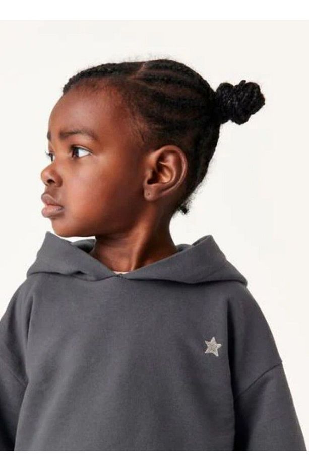 Sweatshirt ve elbise takımı-3-4 yaş Kız cocuğu, Askılı Elbise ve uzun kollu kapüşonlu Sweatshir - 5