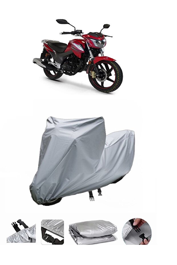 RKS TNT 125 Pro Motorcycle Cover is not compatible with rear Bag .