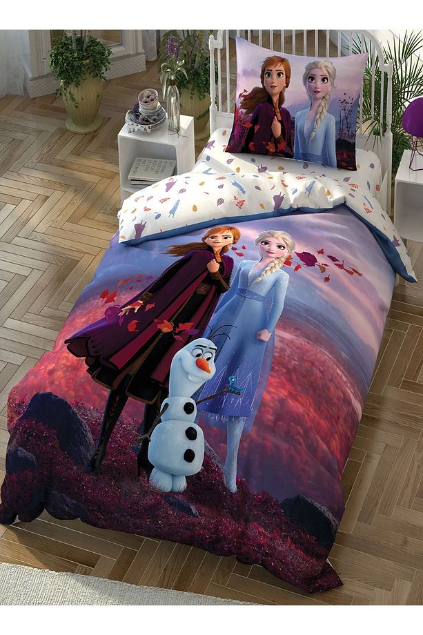 Disney Frozen Lisanslı Tek Kişilik Nevresim Takımı - 1