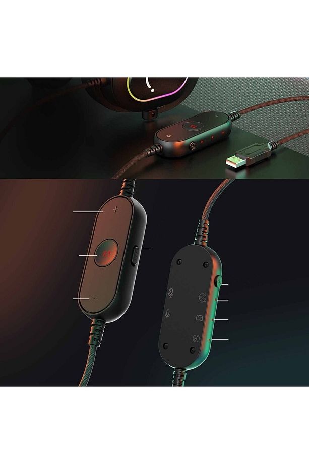 Ampligame H6 Rgb 7.1 Mikrofonlu Oyuncu Kulaklık - Bilgisayar Kulaklık - Yayıncı Kulaklık - 6