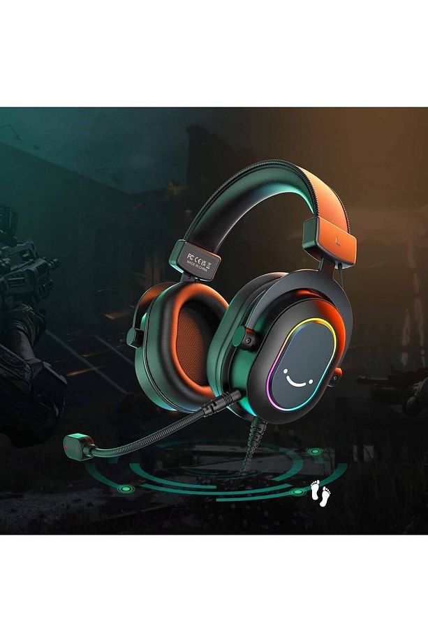 Ampligame H6 Rgb 7.1 Mikrofonlu Oyuncu Kulaklık - Bilgisayar Kulaklık - Yayıncı Kulaklık - 2