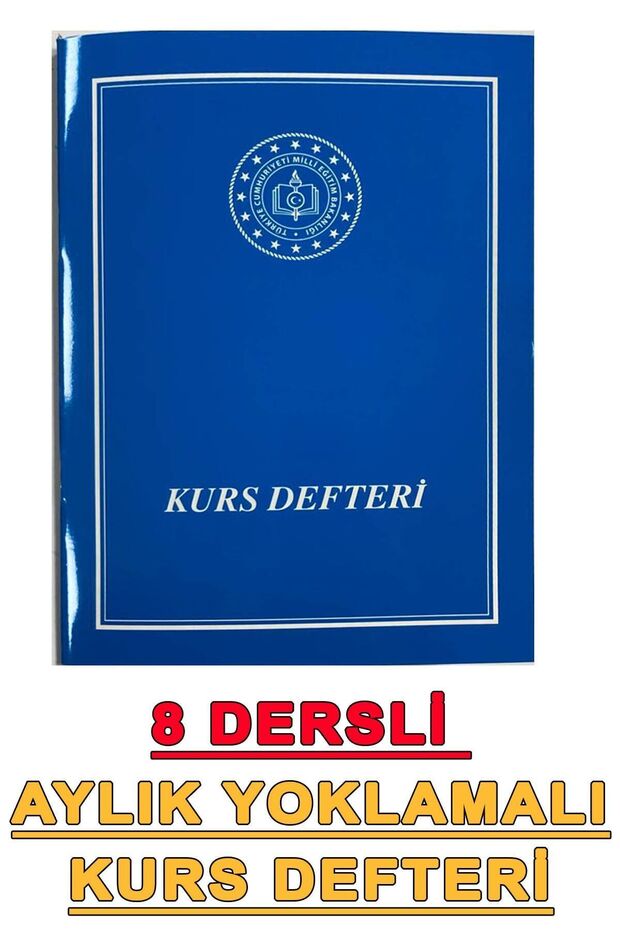 Kurs Defteri 8 Dersli - 1
