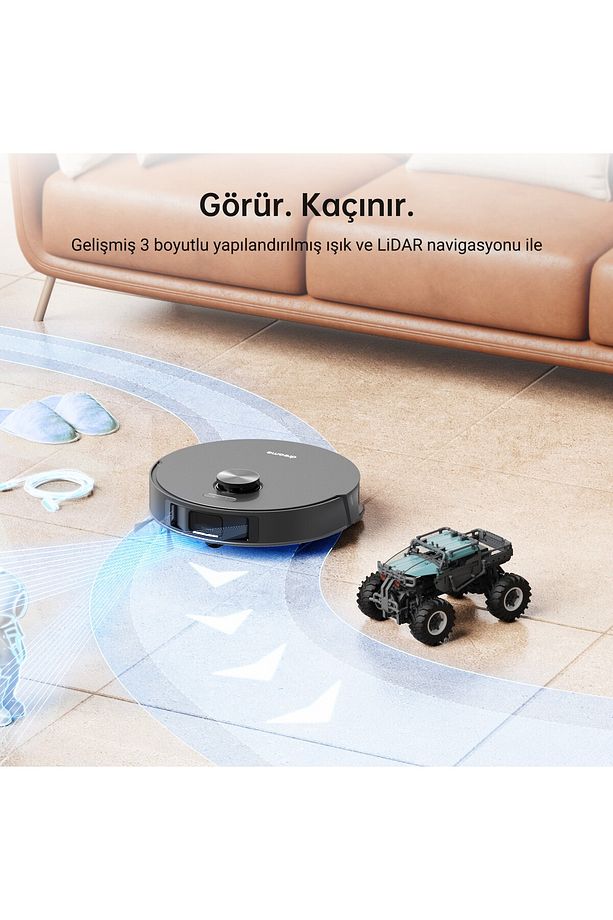 Robot Süpürge, 7000Pa Emiş,    Saçlar ve Halılar için İdeal 5200 Pa Emiş Gücü - 4
