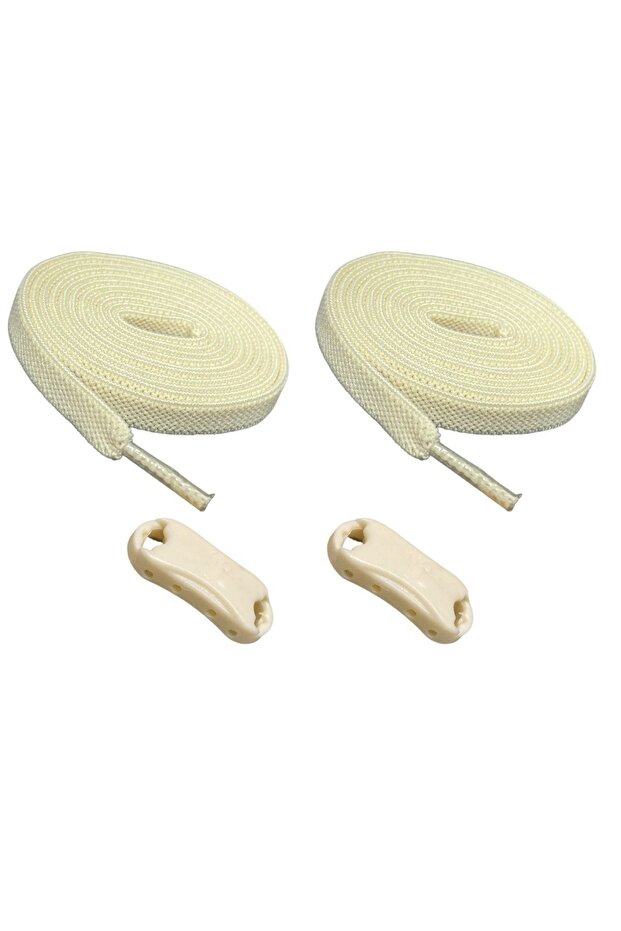 Takbırak Elastic Shoelaces with Elastic Clips 1 Pair of Smart Laces That Do Not Require Tieing 100 Cm