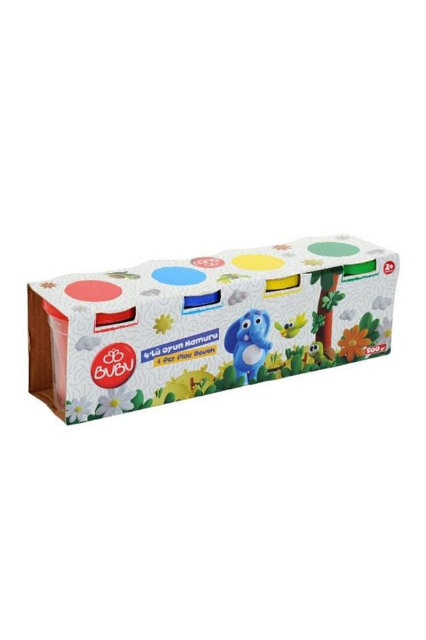 Oyun Hamuru 4 Renk 500gr Bubu - 1