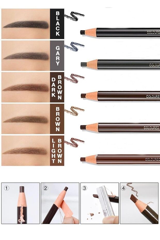 قلم براغي بسلسلة ذهبية اللون بني - 3