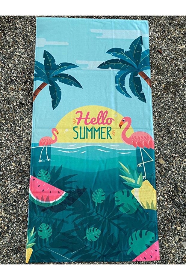 منشفة الشاطئ - تصميم مطبوع - 3