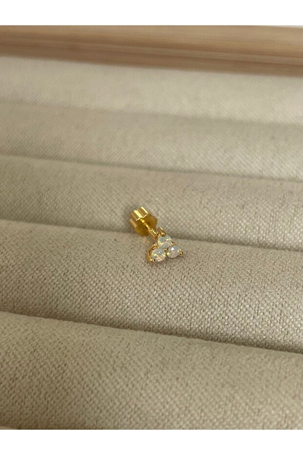 Ay Taşlı Üç Toplu Piercing - 1