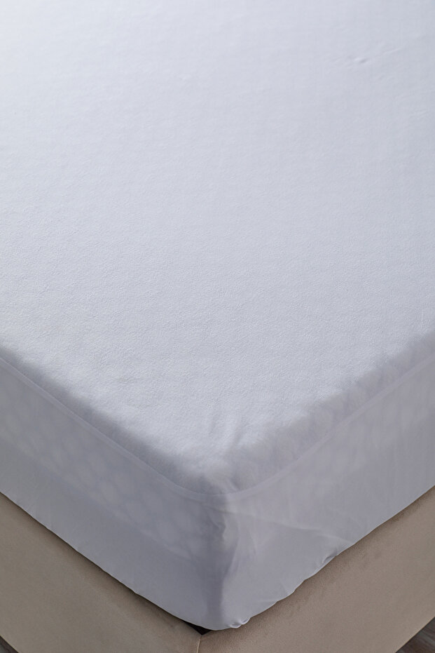 Softy Liquid-Proof Fitted Mattress Cover 90 X 200 cm - White