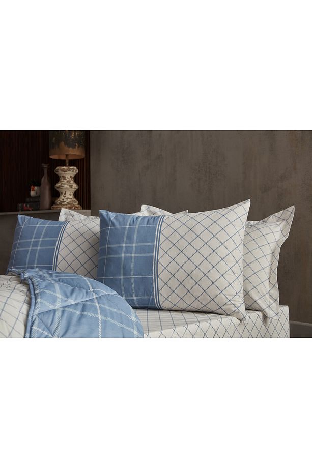 Polycotton Comforter Uyku Seti Vogy Tek Kişilik - Mavi - 3
