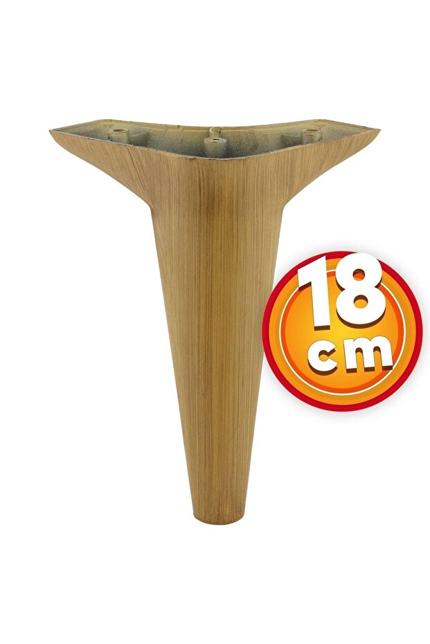 Luxury Furniture Sofa Coffee Table TV Unit Sofa Leg 18 Cm Light Brown Patterned Base Foot