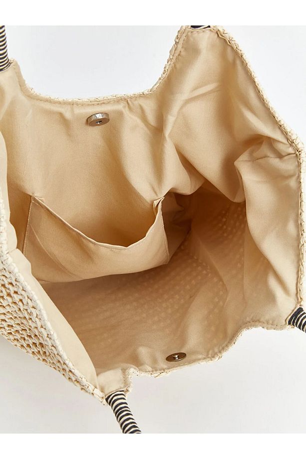 LCW ACCESSORIES Kadın Hasır Omuz Çantası - 5