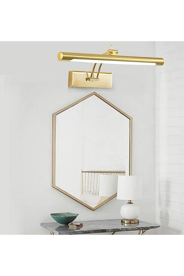 Modern Duvar Aplik Banyo Tablo Aydınlatma Kuğu Pelikan Aplik Gold Sarı Gün Işığı Ledli Aplik - 3