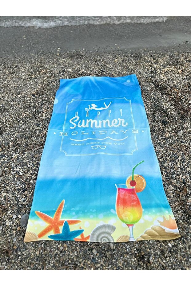 Beach Towel - Printed Design - 2