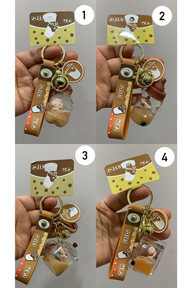 Luxury Cute Watery Figured Car Bag Ornament Keychain