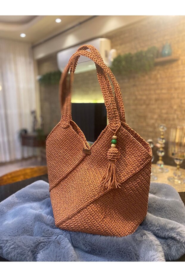 Hasır ip bulmaca çanta - 3