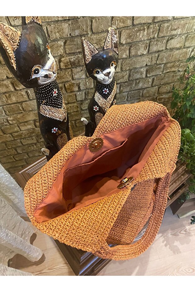 Hasır ip bulmaca çanta - 6