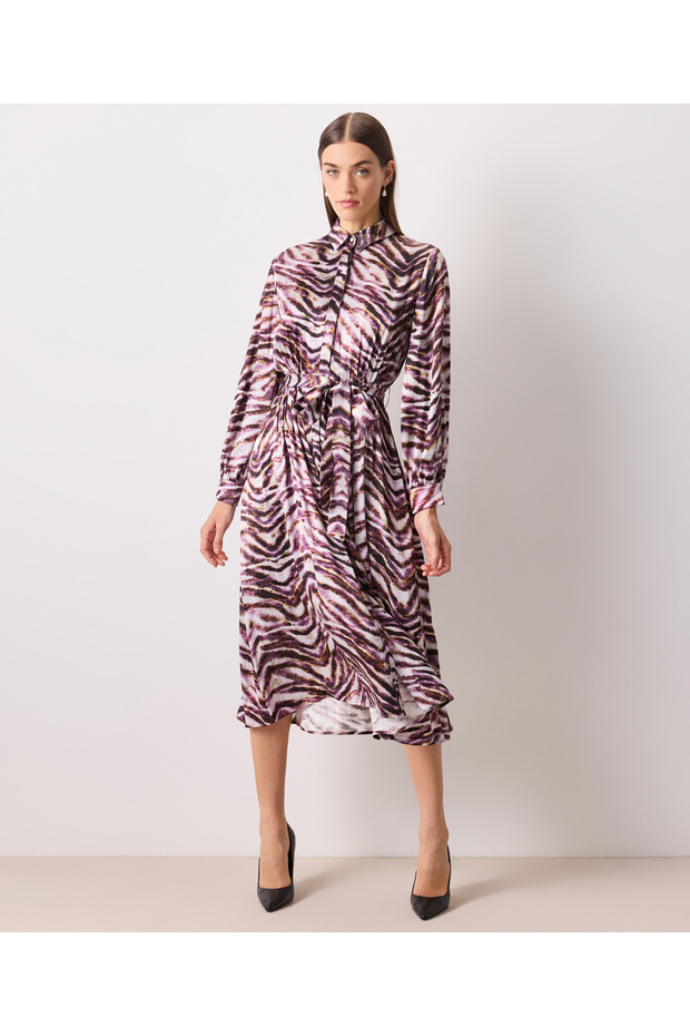 Purple Woven Dress