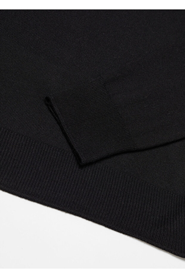 Schwarzer Damenpullover 67110462 - 9