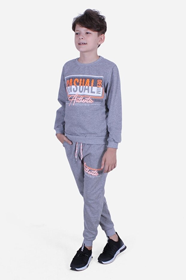 طقم بدلة رياضية للأولاد - أساسي - 2