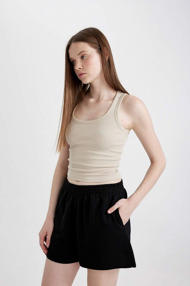 Regular Fit Basic Şort - 4