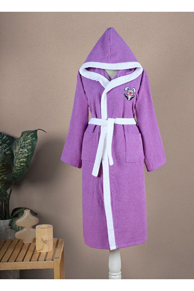 Bornoz Garson Boy Lila - 1