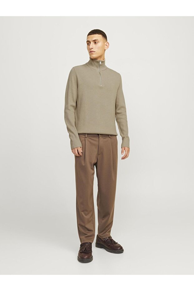 سترة صوفية Halber بدون إغلاق - أحادية اللون - 4