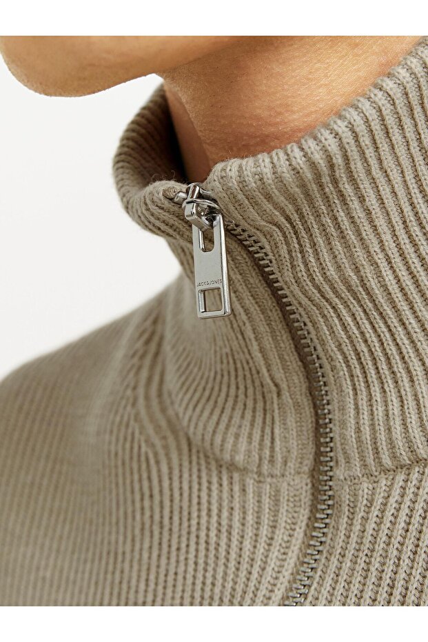 سترة صوفية Halber بدون إغلاق - أحادية اللون - 5