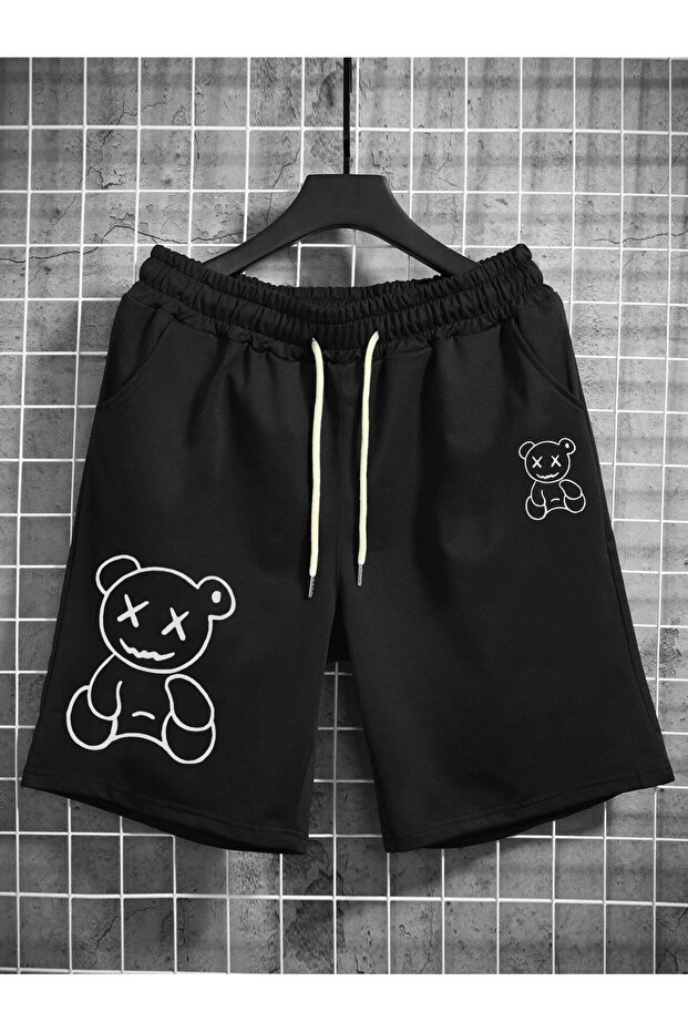 Dragon Patterned Shorts - 1