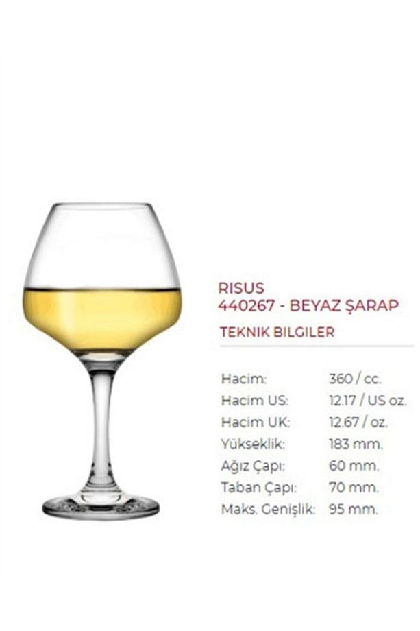 Risus Ayaklı Bardak 6'lı 440267 Fma02272. - 1