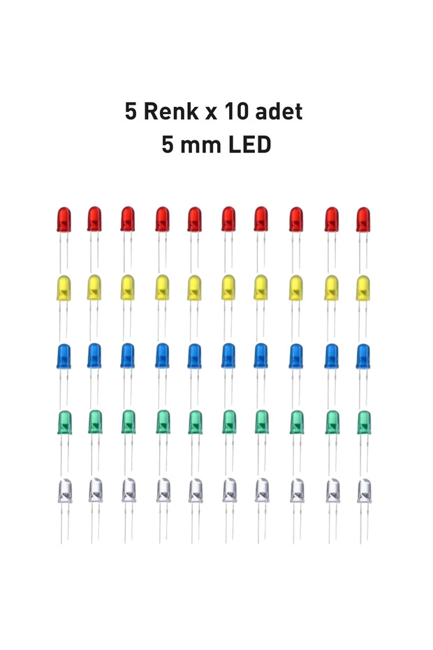 Arduino Yardımcı Kit 3: Breadboard-Jumper-Led-Direnç - 5