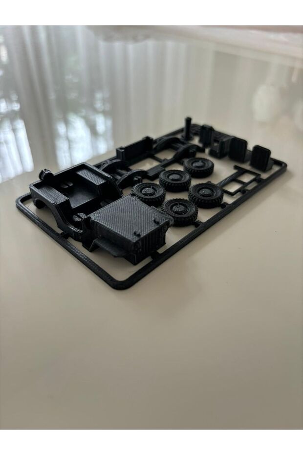 3D Baskılı Model Araba Jeep - 2