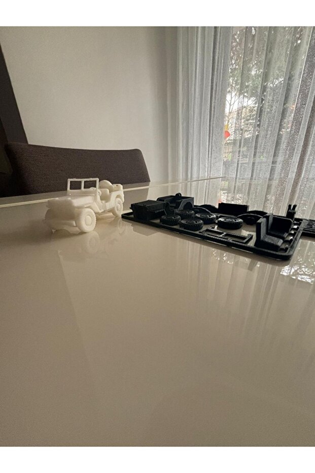 3D Baskılı Model Araba Jeep - 5