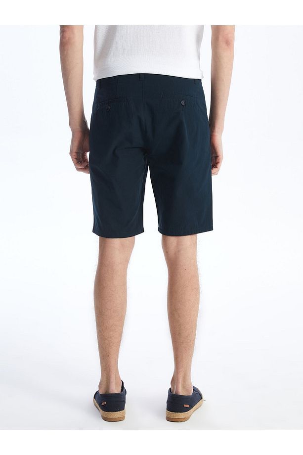 Standart Kalıp Gabardin Erkek Şort - 5