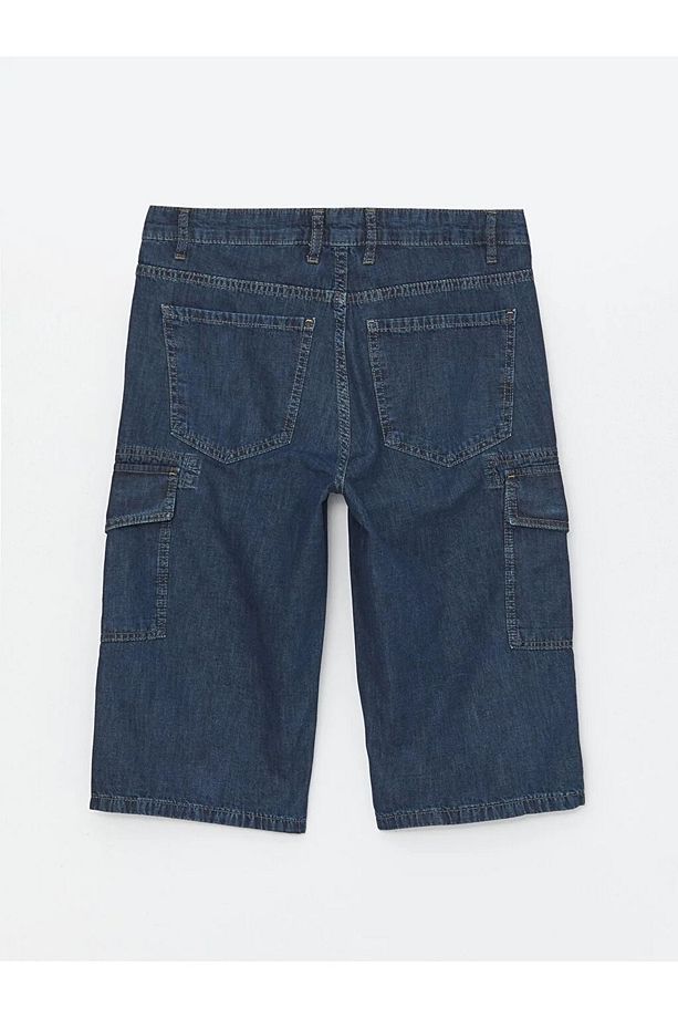LCW Jeans Standart Kalıp Erkek Jean Bermuda - 6
