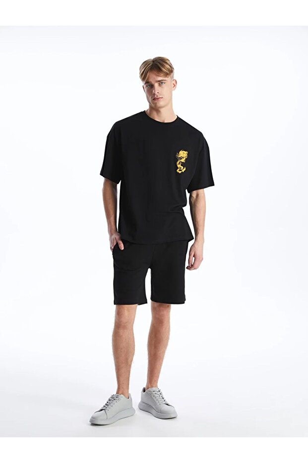 Slim Fit Erkek Şort - 1