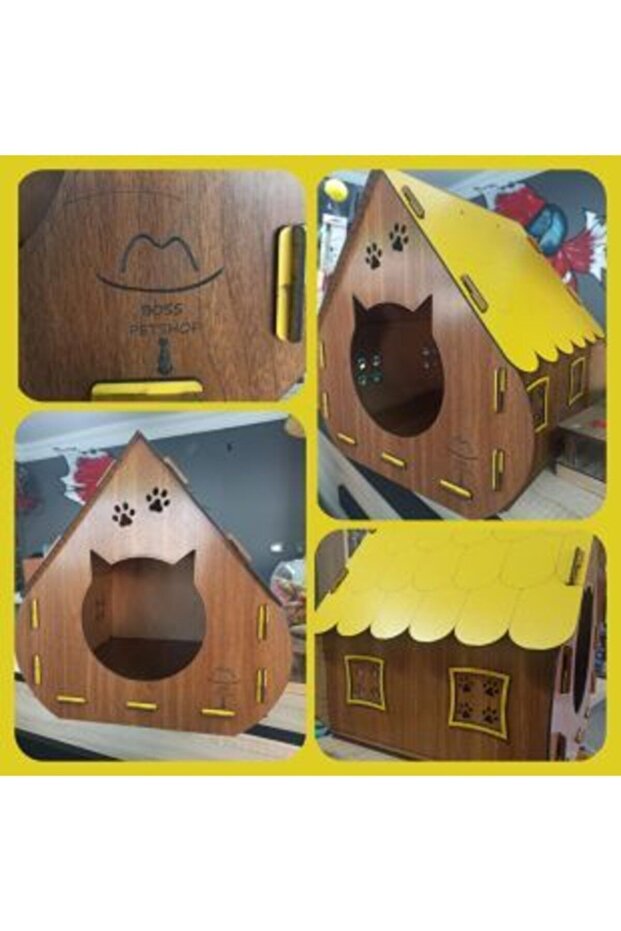 Ahşap Kedi Evi - 2