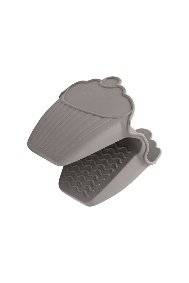 Silikon Fırın Eldiveni Gri - 5