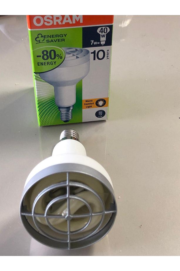 5 ADET Osram R50 SPOT AMPUL -7w=40w Sarı 2500 Kelvin TASARRUFLU LAMBA - E14 İNCE DUYLU - 5
